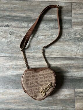 Juicy Couture Brown Heart Purse